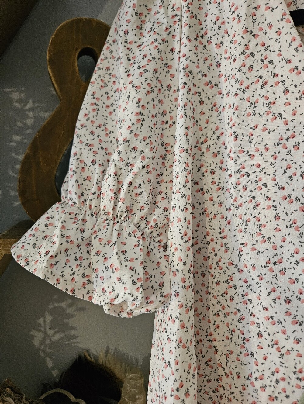 Floral Tie-Front Camisole Top And Shorts in Light Multicolor Set - Picture 3 of 10